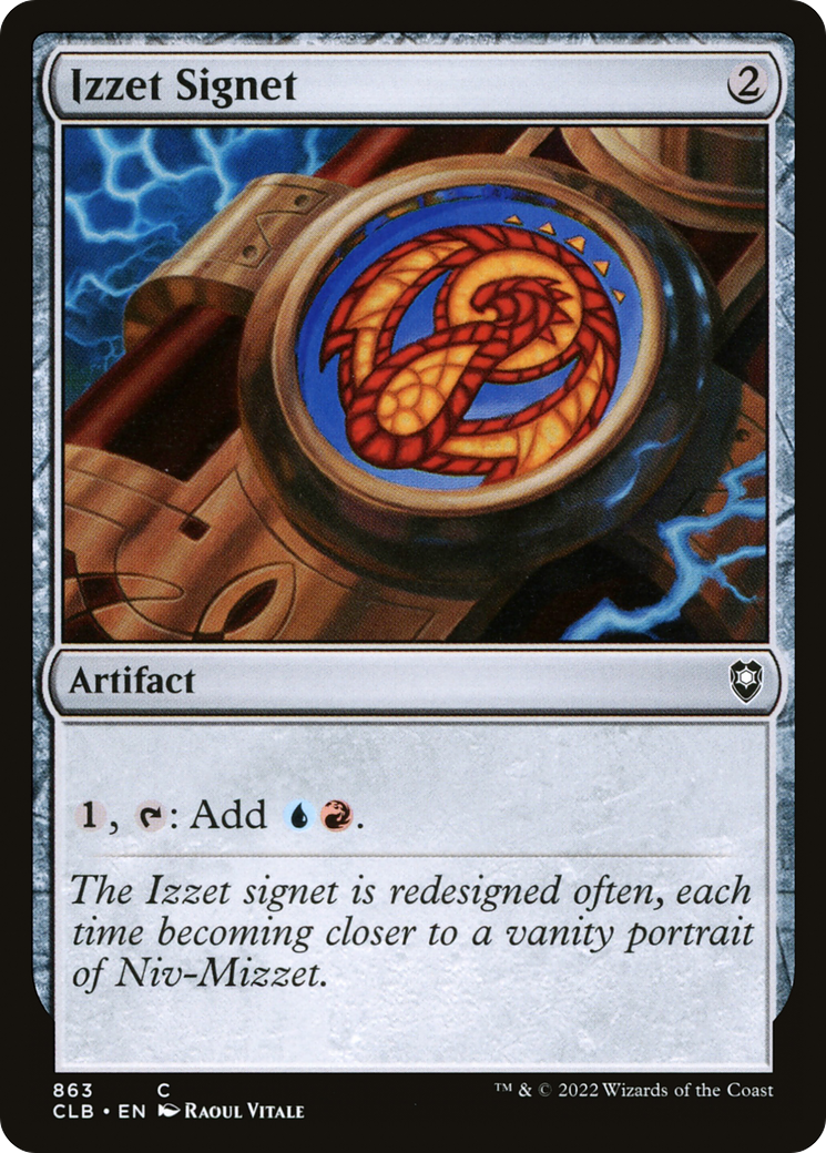 Izzet Signet [Commander Legends: Battle for Baldur's Gate]