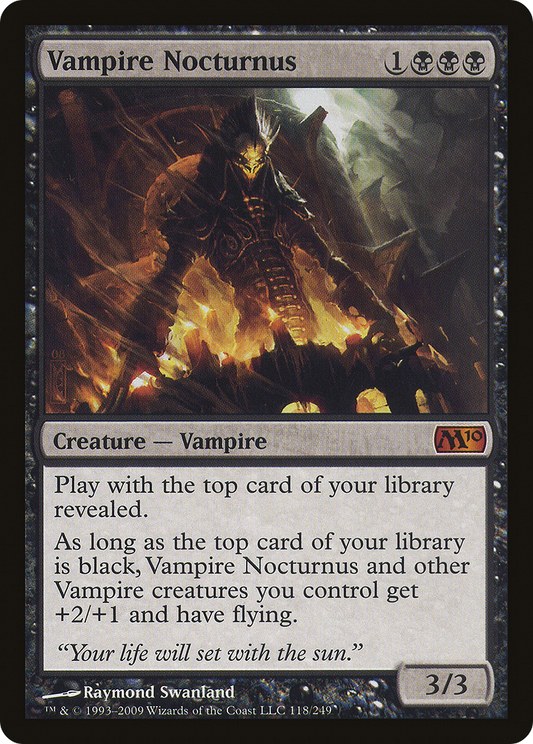 Vampire Nocturnus [Magic 2010] Foil