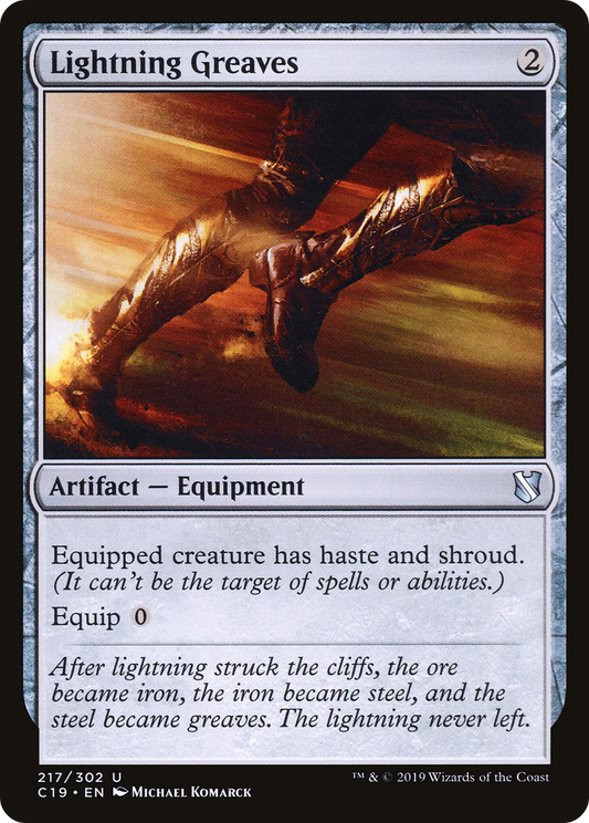 Lightning Greaves [Commander 2019]