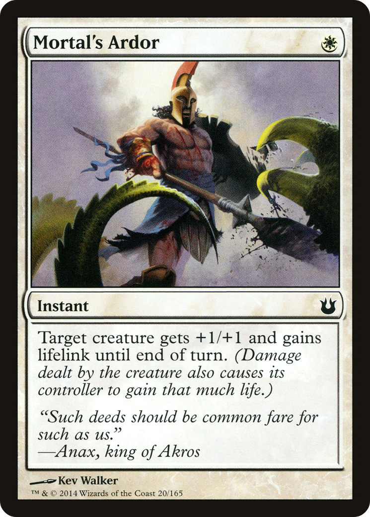 Mortal's Ardor [Born of the Gods] Foil
