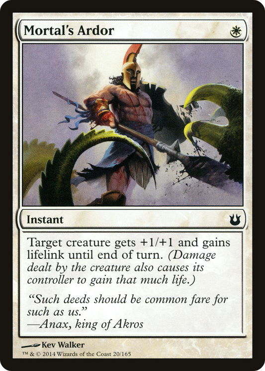 Mortal's Ardor [Born of the Gods] Foil