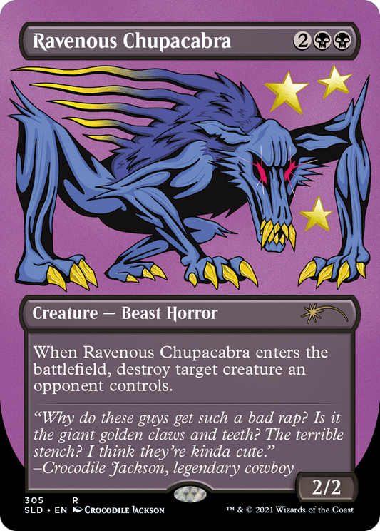 Ravenous Chupacabra (Borderless) [Secret Lair Drop Series]