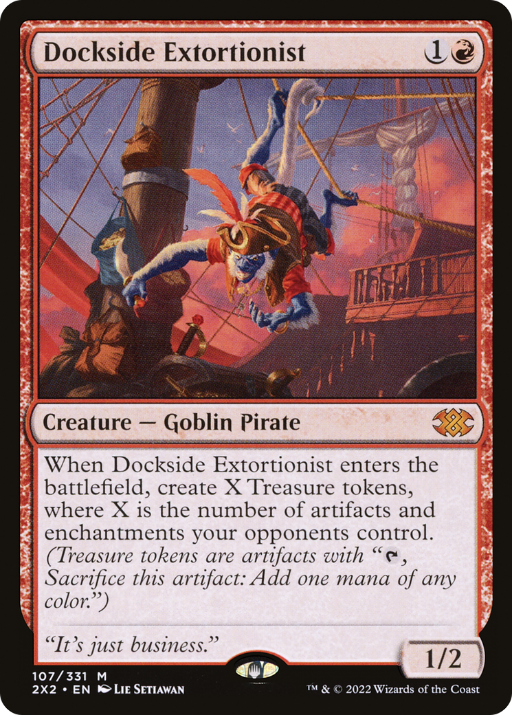 Dockside Extortionist [Double Masters 2022] | Silver Goblin