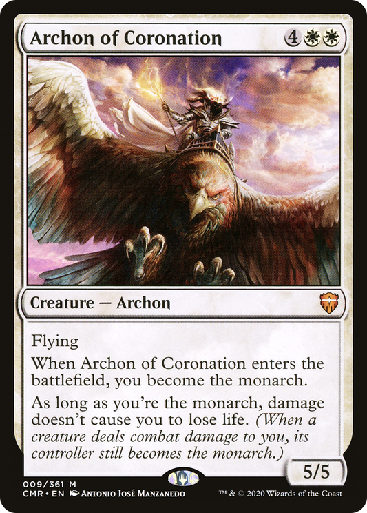 Archon of Coronation [Commander Legends] Foil