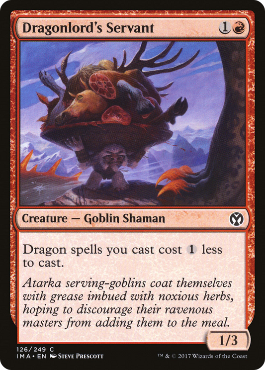 Dragonlord's Servant [Iconic Masters] Foil