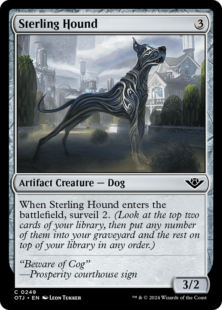 Sterling Hound [Outlaws of Thunder Junction] Foil
