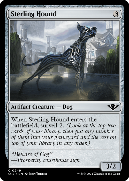 Sterling Hound [Outlaws of Thunder Junction] Foil