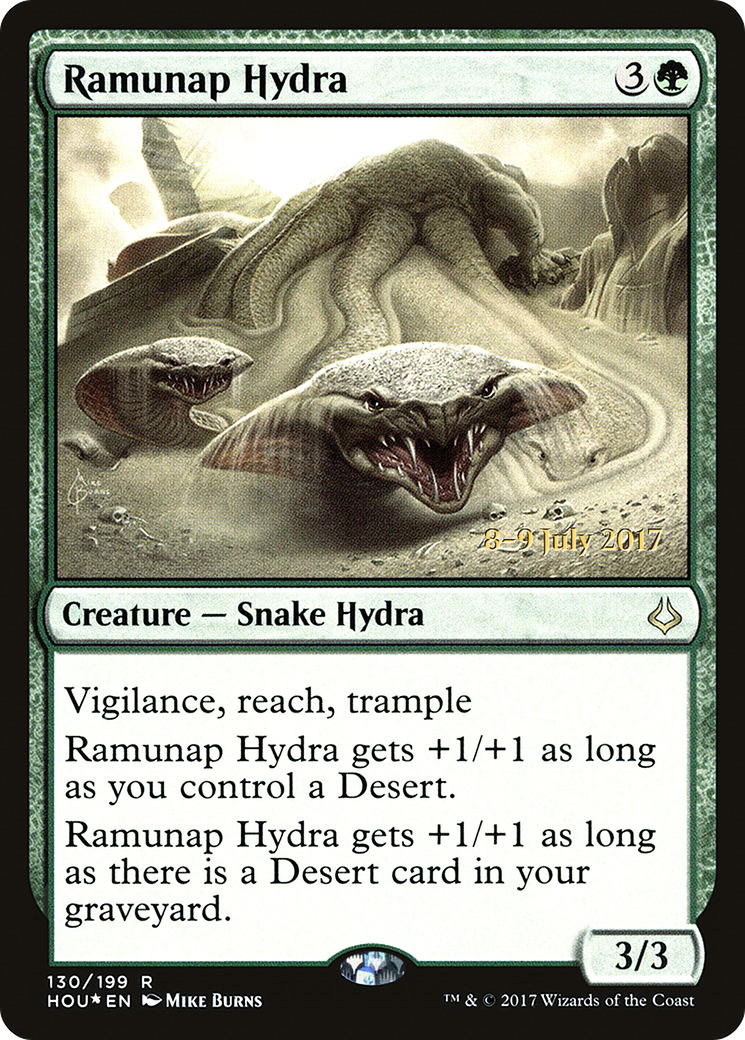 Ramunap Hydra [Hour of Devastation Prerelease Promos] | Silver Goblin