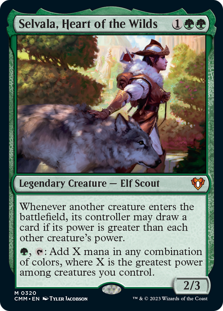 Selvala, Heart of the Wilds [Commander Masters] | Silver Goblin