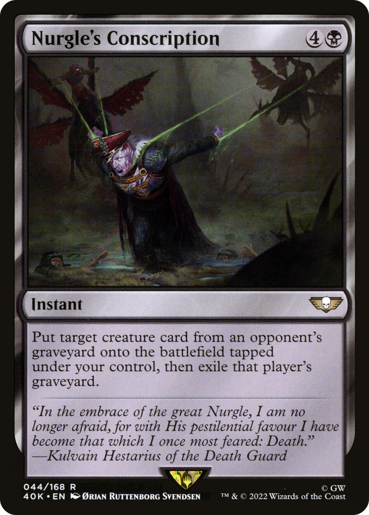 Nurgle's Conscription [Warhammer 40,000]