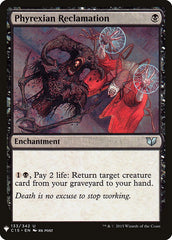 Phyrexian Reclamation [Mystery Booster] | Silver Goblin