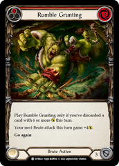 Rumble Grunting (Red) [DYN022] (Dynasty)  Rainbow Foil | Silver Goblin