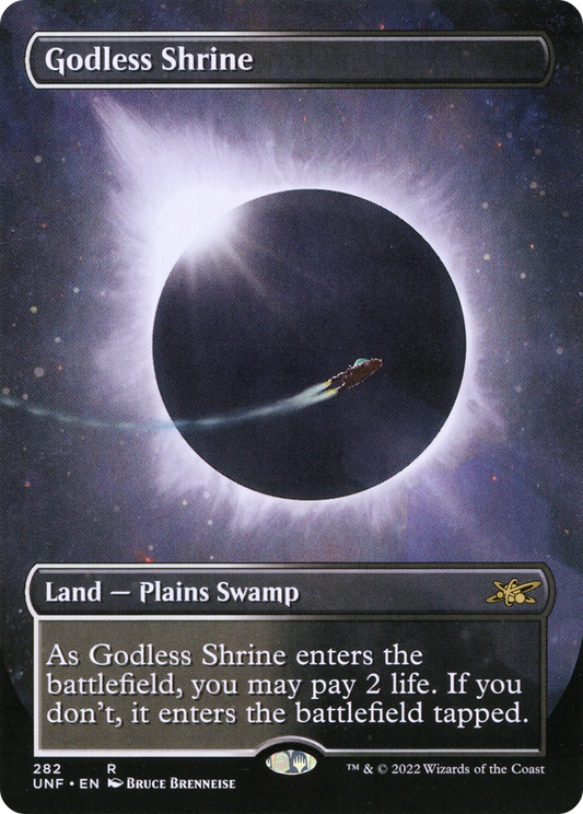 Godless Shrine (Borderless) [Unfinity] Foil