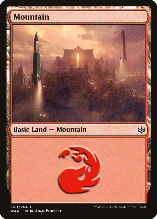 Mountain (260) [War of the Spark] Foil