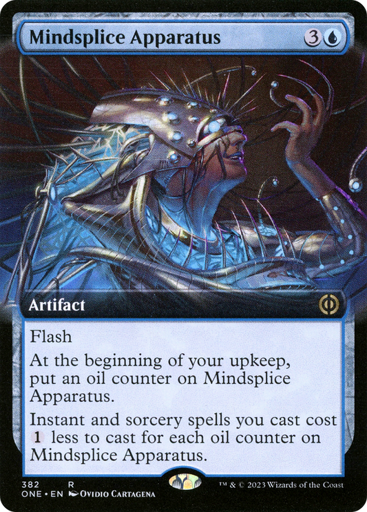 Mindsplice Apparatus (Extended Art) [Phyrexia: All Will Be One] Foil