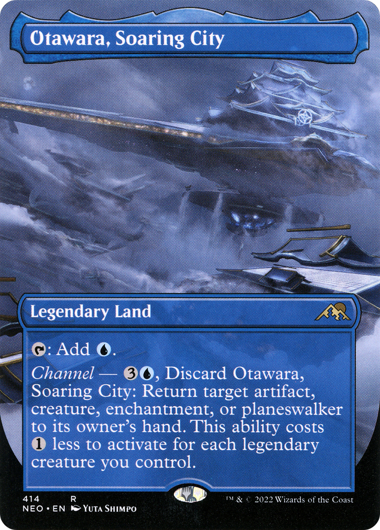 Otawara, Soaring City (414) Foil - Kamigawa: Neon Dynasty