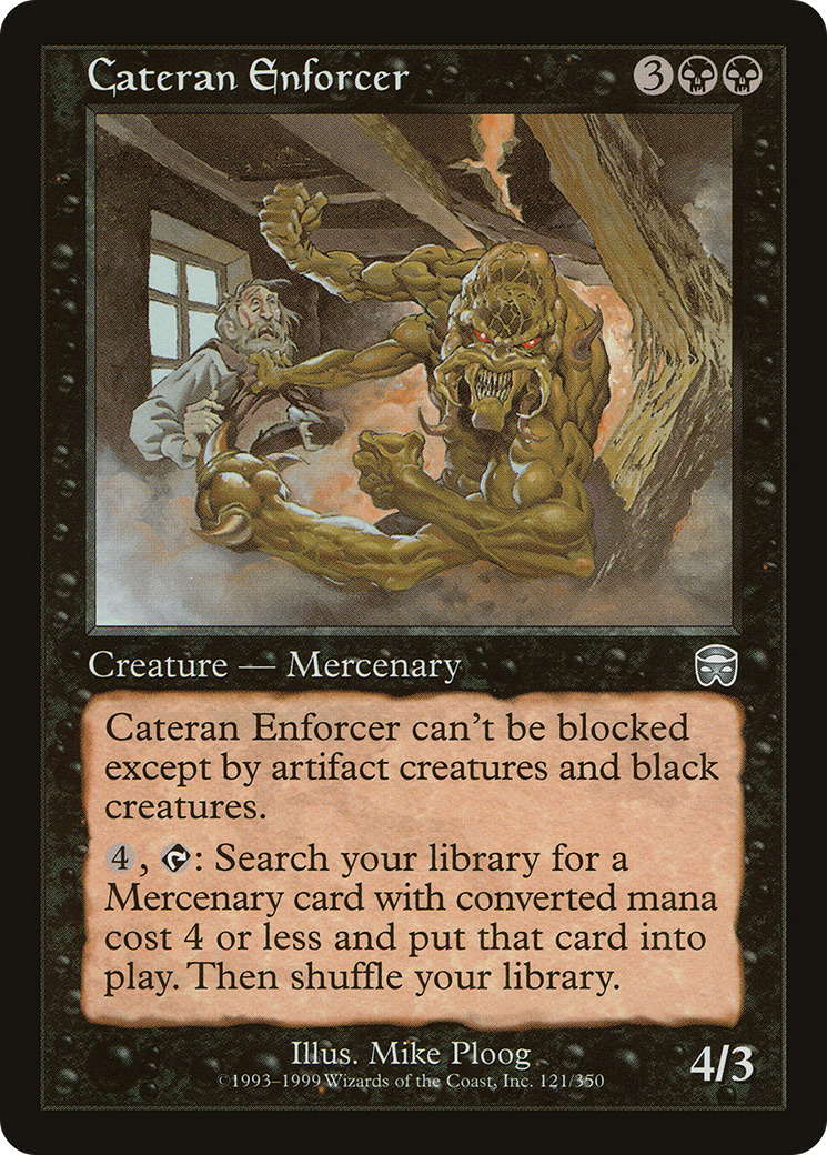 Cateran Enforcer [Mercadian Masques] Foil