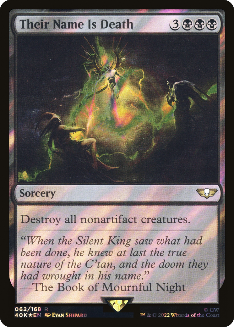 Their Name Is Death (Surge Foil) [Warhammer 40,000]