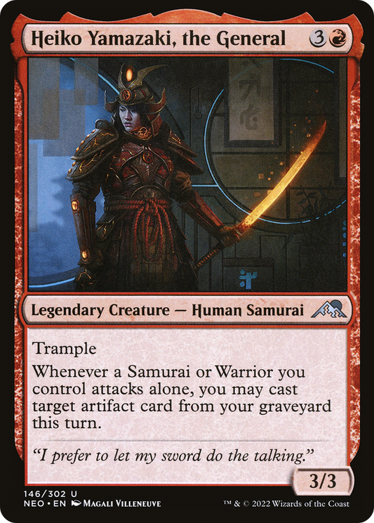 Heiko Yamazaki, the General [Kamigawa: Neon Dynasty] Foil