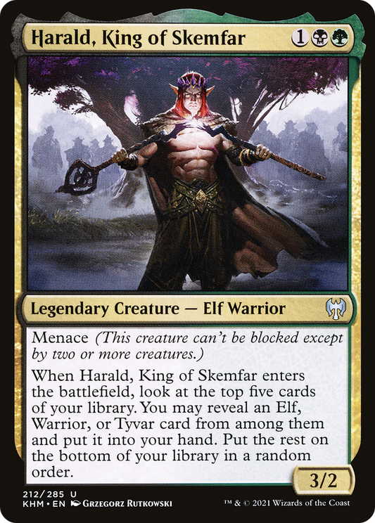 Harald, King of Skemfar [Kaldheim] Foil
