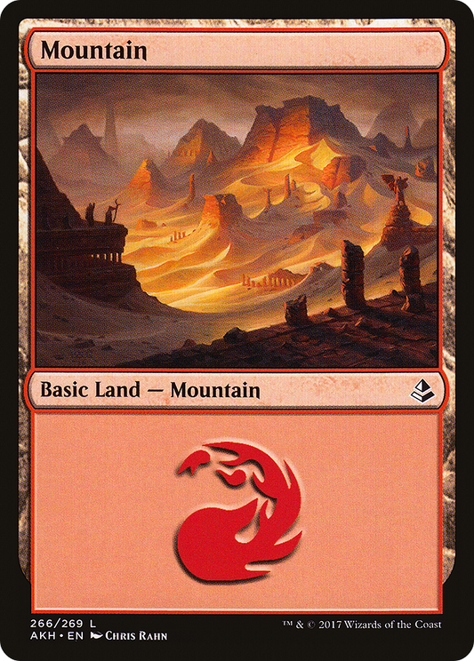 Mountain (266) [Amonkhet] Foil