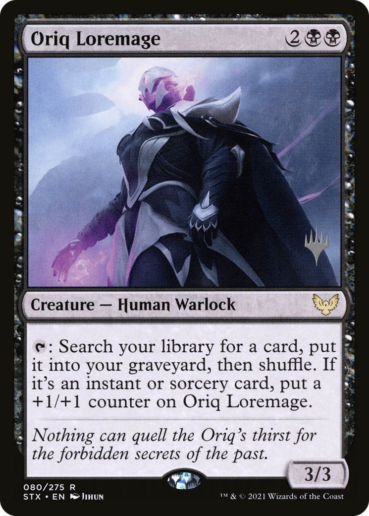 Oriq Loremage (Promo Pack) [Strixhaven: School of Mages Promos] Foil