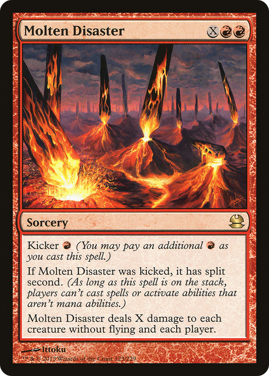 Molten Disaster [Modern Masters] Foil