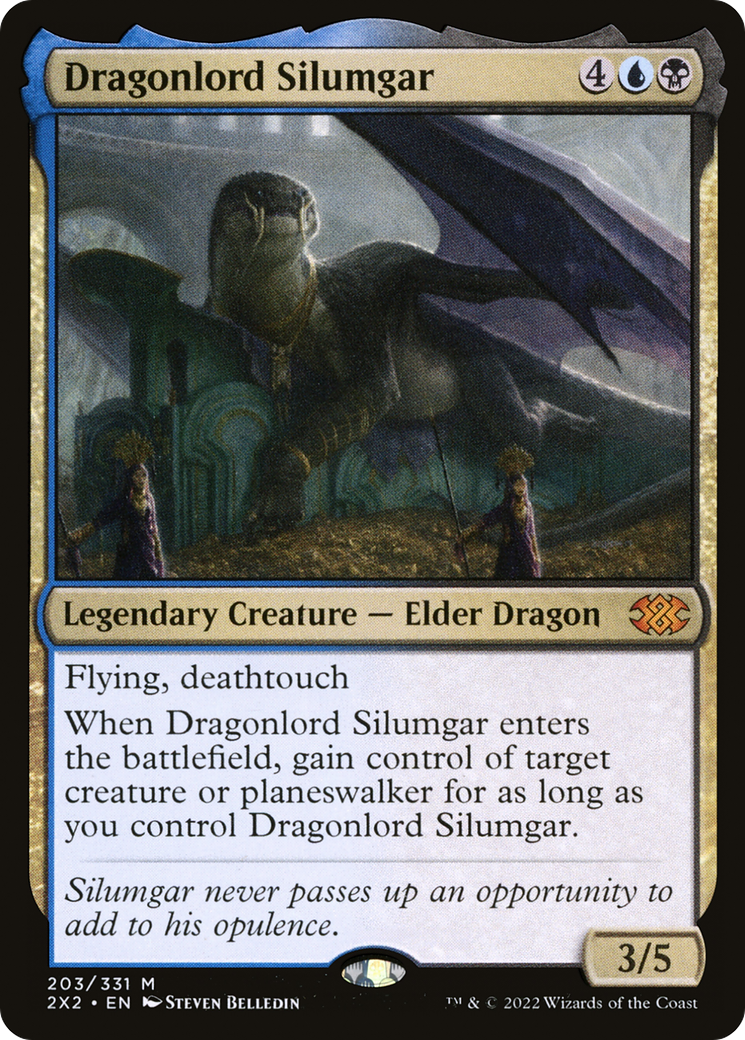 Dragonlord Silumgar [Double Masters 2022] Foil