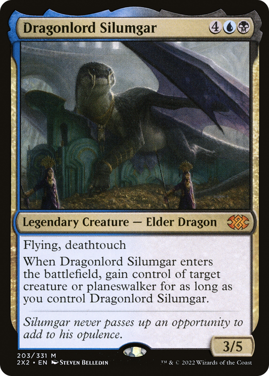 Dragonlord Silumgar [Double Masters 2022] Foil
