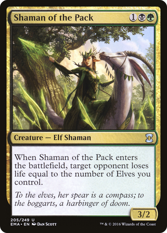 Shaman of the Pack (205) Foil - Eternal Masters