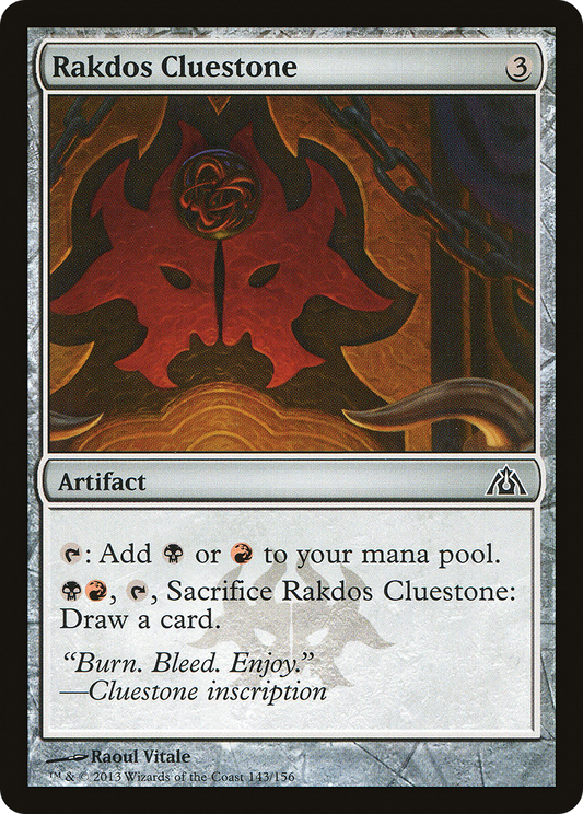 Rakdos Cluestone [Dragon's Maze] Foil