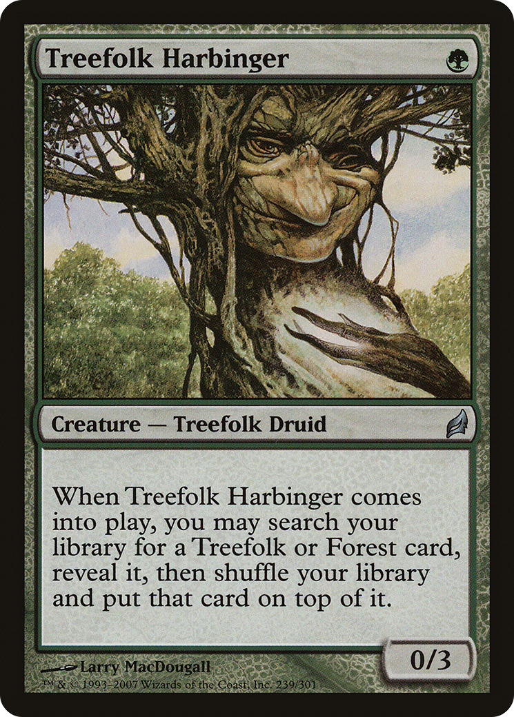 Treefolk Harbinger (239) Foil - Lorwyn