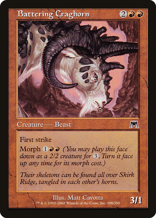 Battering Craghorn [Onslaught] Foil