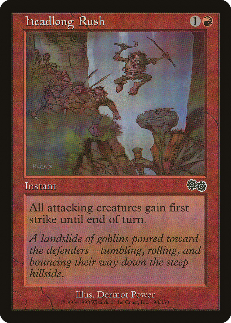 Headlong Rush [Urza's Saga] | Silver Goblin