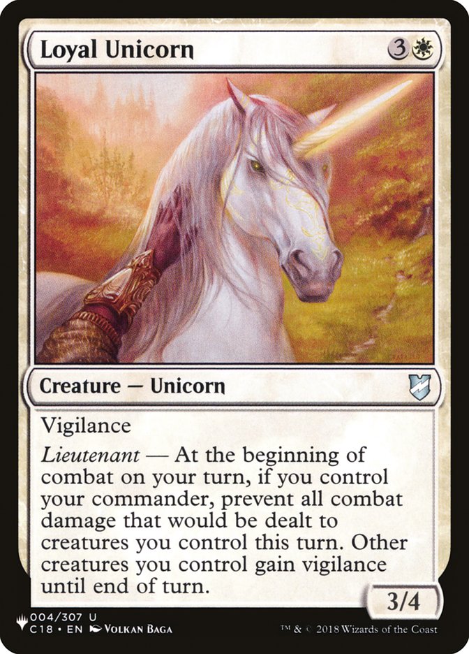 Loyal Unicorn [The List] | Silver Goblin