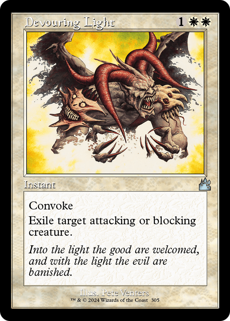 Devouring Light (Retro Frame) [Ravnica Remastered] Foil