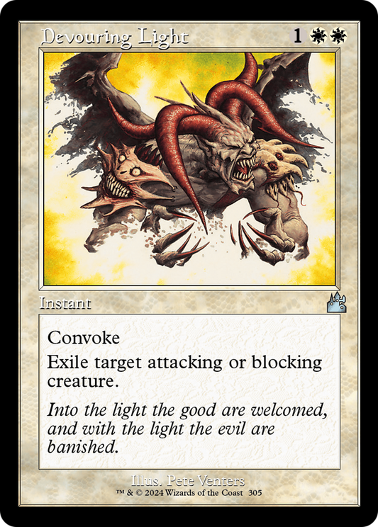Devouring Light (Retro Frame) [Ravnica Remastered] Foil