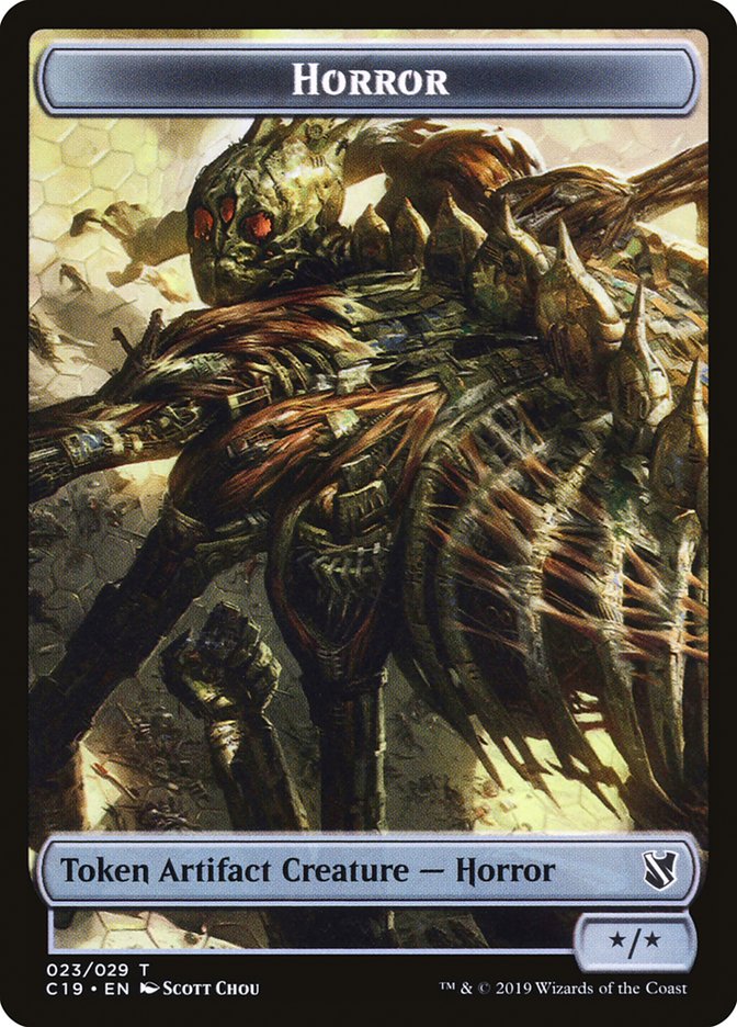 Horror Token [Commander 2019 Tokens] | Silver Goblin