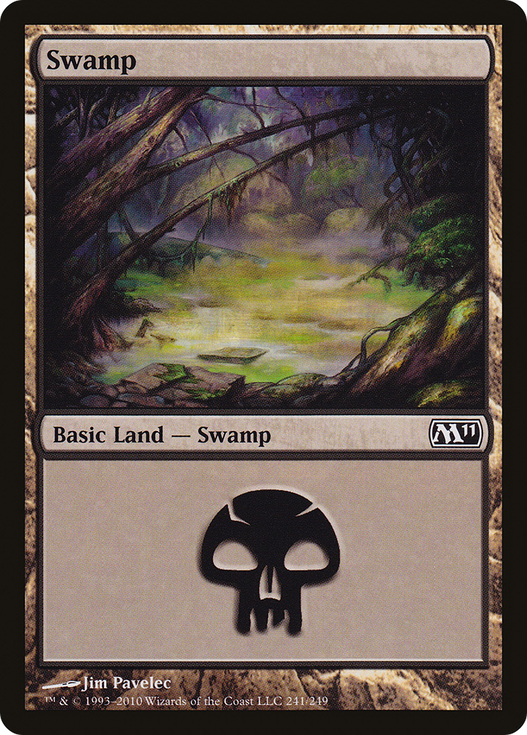 Swamp (241) [Magic 2011] Foil