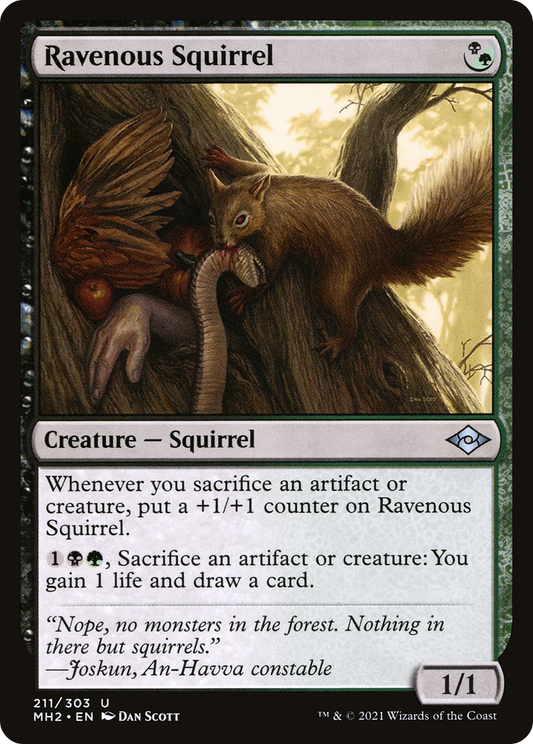 Ravenous Squirrel [Modern Horizons 2] Foil