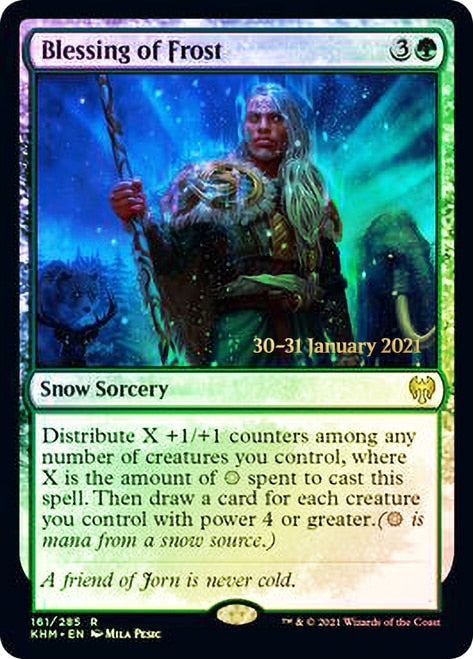 Blessing of Frost [Kaldheim Prerelease Promos] | Silver Goblin