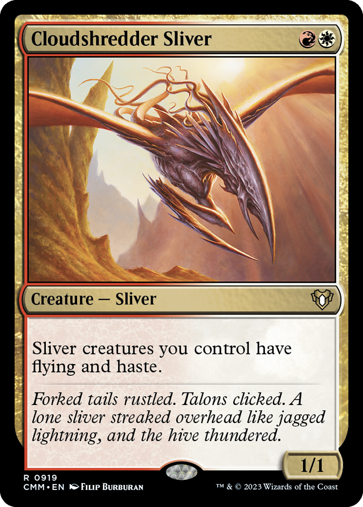 Cloudshredder Sliver [Commander Masters] | Silver Goblin