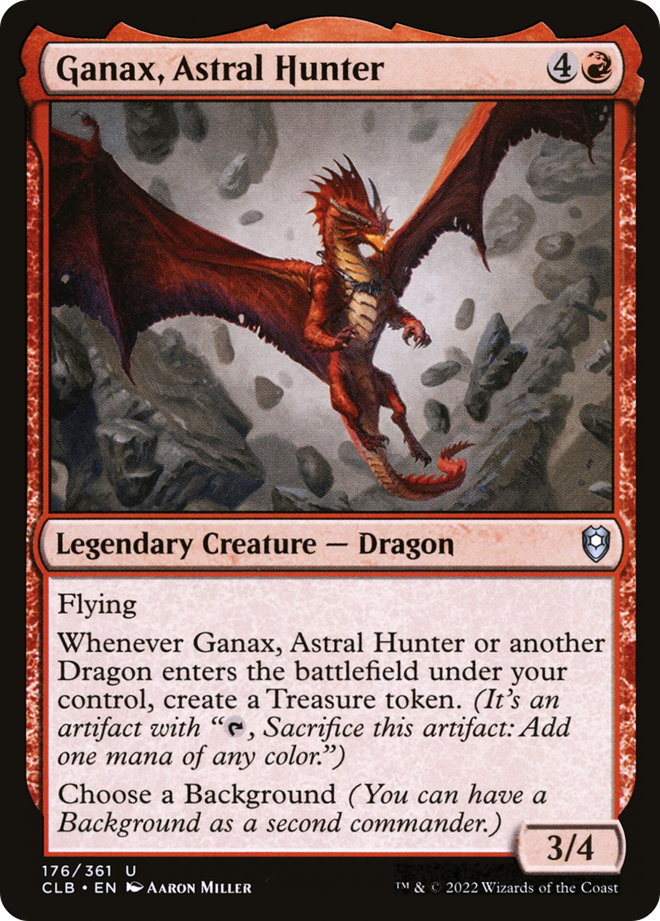 Ganax, Astral Hunter (176) Foil - Commander Legends: Battle for Baldur's Gate