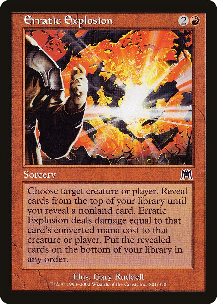 Erratic Explosion [Onslaught] Foil