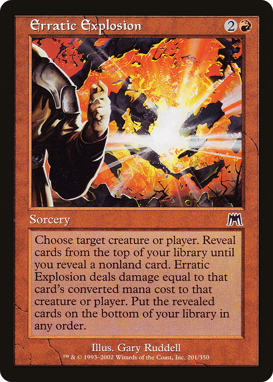 Erratic Explosion [Onslaught] Foil