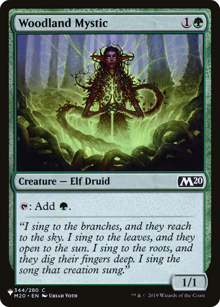 Woodland Mystic [The List Reprints] | Silver Goblin