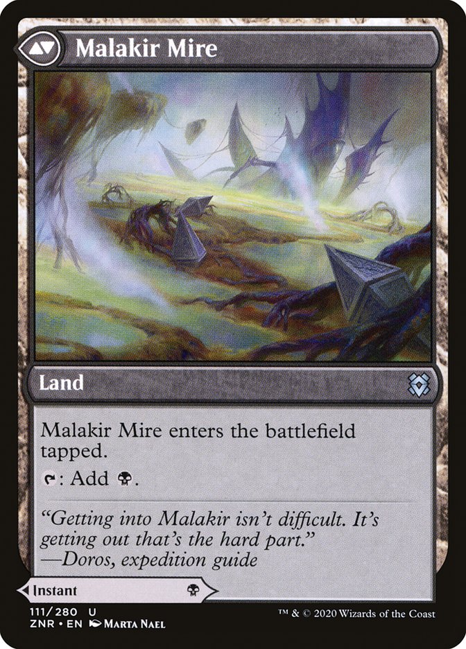 Malakir Rebirth // Malakir Mire [Zendikar Rising] Foil