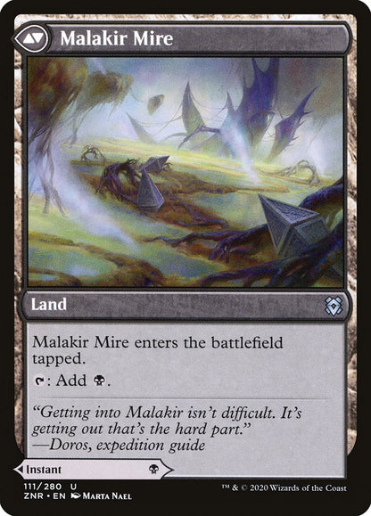 Malakir Rebirth // Malakir Mire [Zendikar Rising] Foil