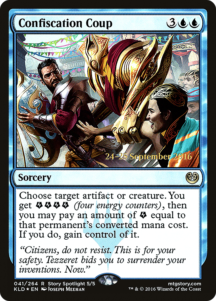 Confiscation Coup (041) Foil - Kaladesh Promos