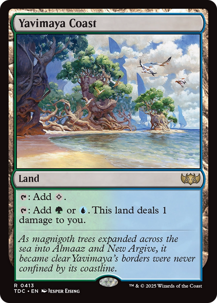 Yavimaya Coast (413) - Commander: Tarkir: Dragonstorm